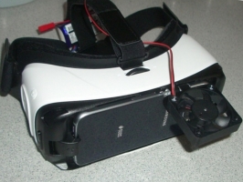 Image of Крепление для вентилятора на шлем виртуальной реальности Gear VR