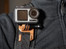 Image of Крепление экшн камеры DJI Osmo Action (GoPro) к рюкзаку